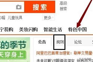 在淘寶網上哪里無法查看到淘寶規則的信息 
