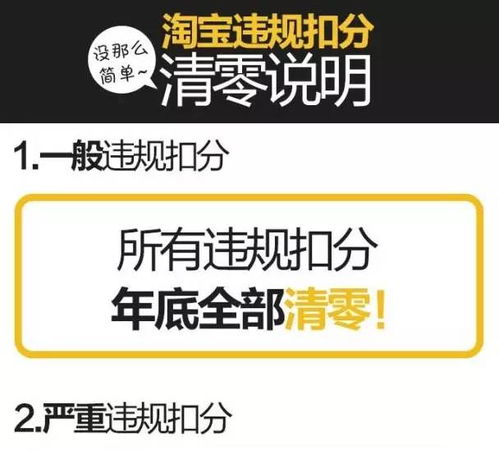 淘寶規則的違規積分如何清零 有哪些操作步驟 