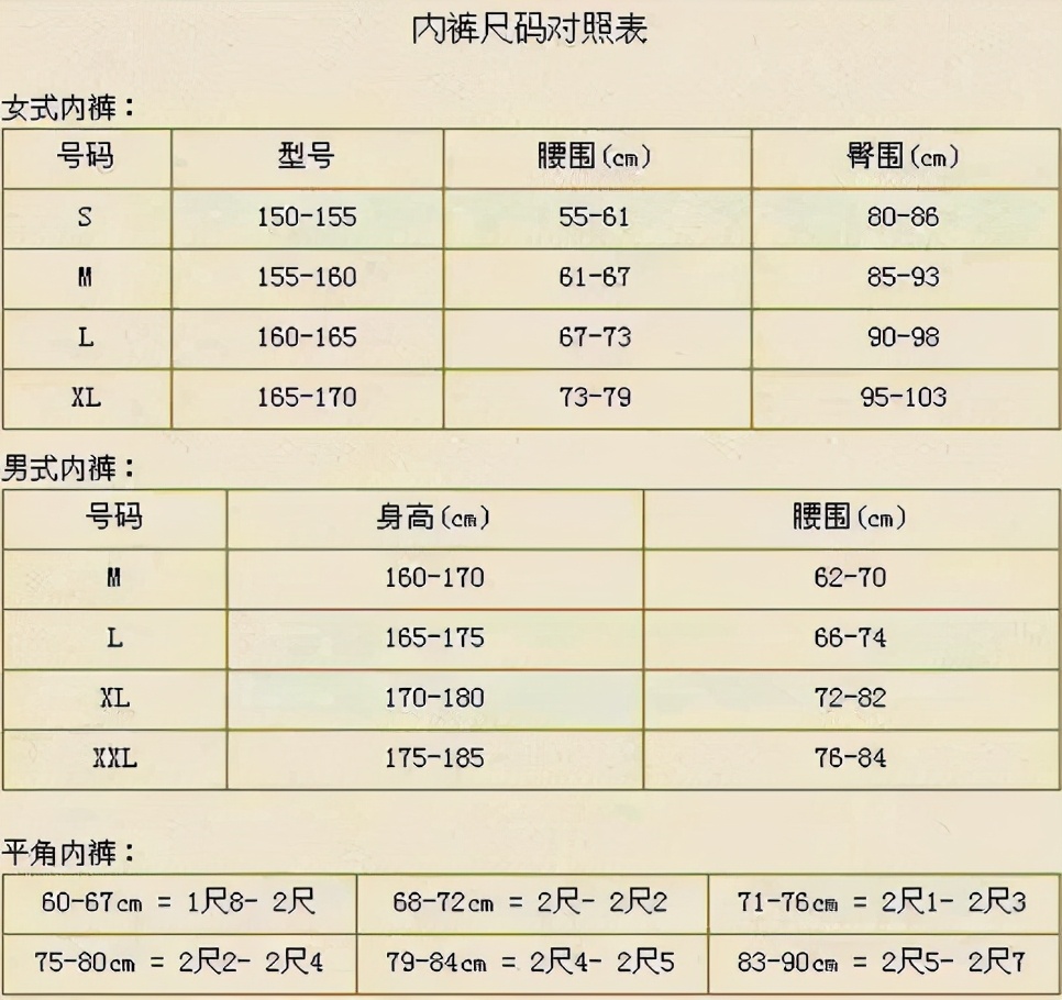 上衣尺碼國際尺碼對照表,說說衣服19碼是多大,上衣尺碼