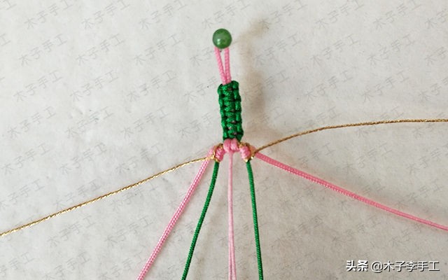 手工手鏈怎么編,容易編的女生手鏈詳細教程,手工手鏈