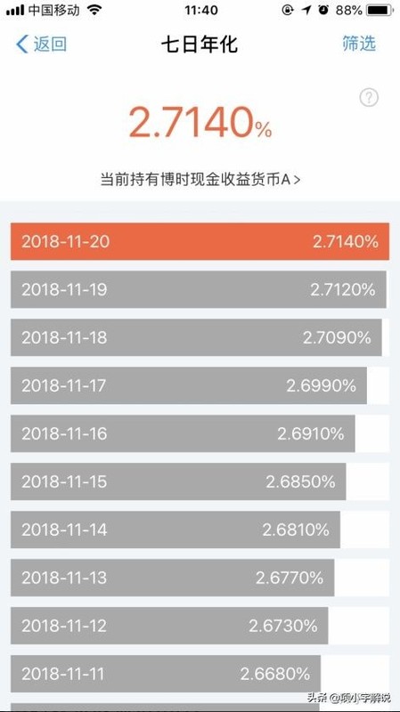 余額寶100萬元一天收益多少錢,余額寶收益計(jì)算公式,余額寶100萬元一天收益多少