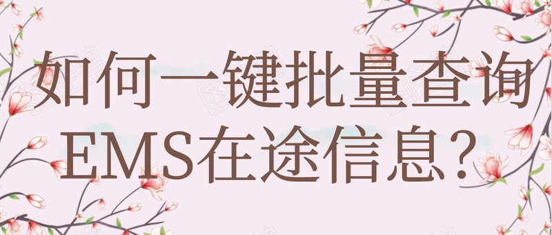 淘寶物流查詢單號,免費教你批量查詢的方法,淘寶物流查詢