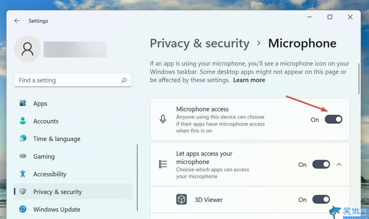 電腦檢測不到麥克風是什么原因,Win11語音輸入無法使用解決方法