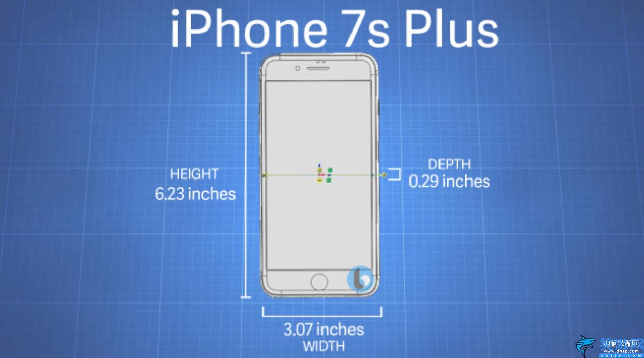 iphone7尺寸長寬多少厘米,蘋果7/7s/7s Plus三圍曝光