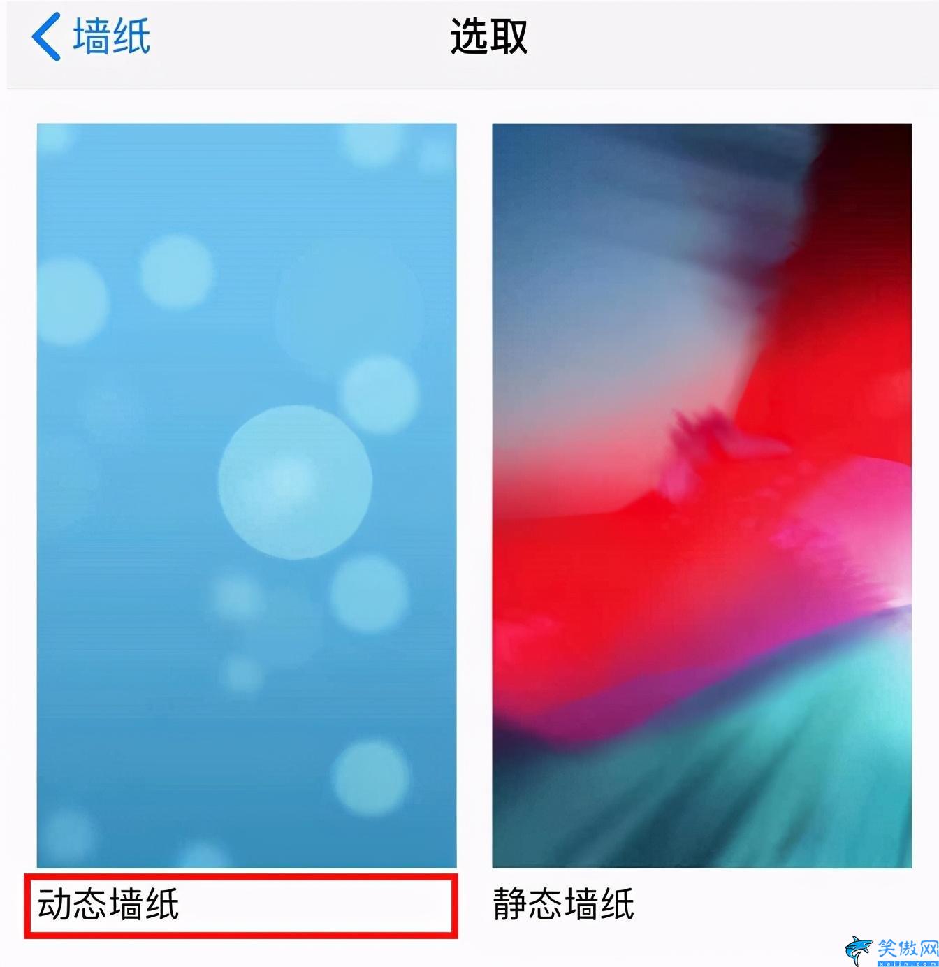 iphone如何設置動態壁紙,蘋果手機設置動態壁紙四個步驟